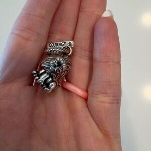 Brighton Courage Lion Silver Charm Pendant
